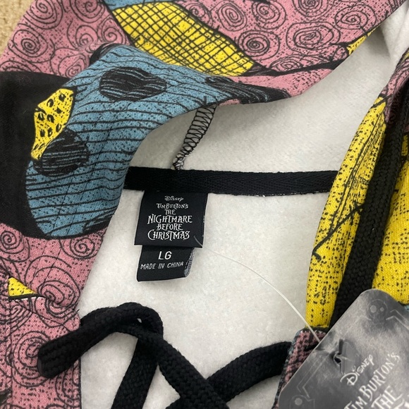 Disney the nightmare before christmas sally Colorful Patchwork Hoodie - Picture 4 of 6